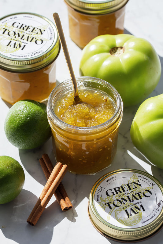 Green Tomato Jam Printable Label Template