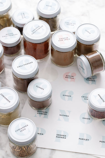 Modern Spice Label Template
