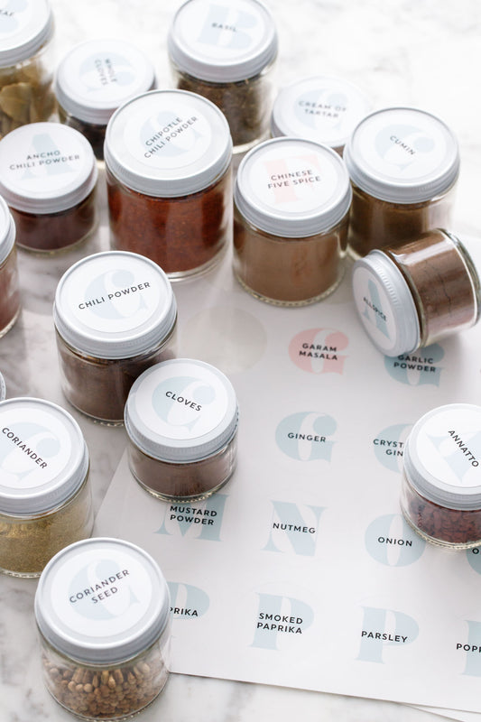 Modern Spice Label Template