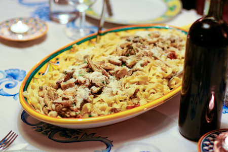 Fresh Pasta with Porcini