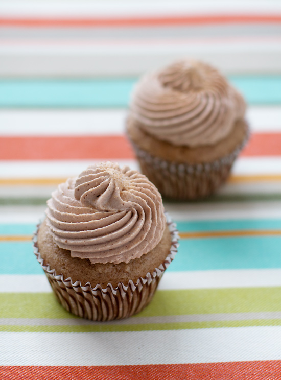 Cinnamon Chocolate Churro Cupcakes