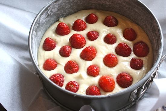 Strawberry Buttermilk Cake with Preserved Whole Strawberries Strawberry Buttermilk Cake with Preserved Whole Strawberries