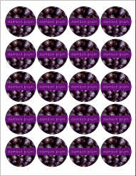 Free Printable Canning Labels - Damson Plum Free Printable Canning Labels - Damson Plum
