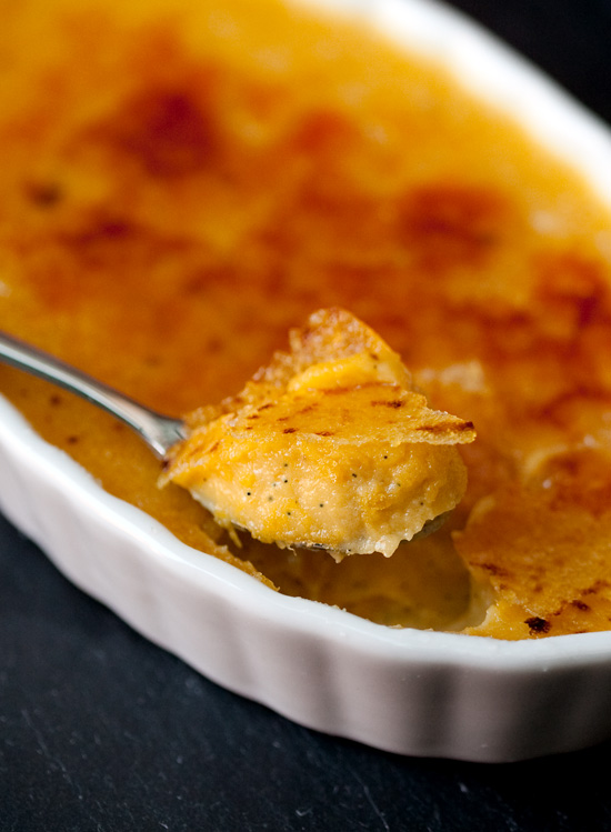Pumpkin Vanilla Bean Creme Brulee