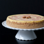 Strawberry Almond Goat Cheese Cheesecake
