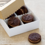 Chocolate Sandwich Cookies with Malted Milk Chocolate Buttercream