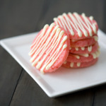 White Chocolate & Cherry Shortbread Cookies