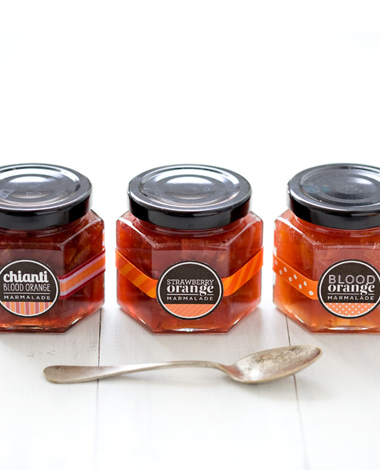 Blood Orange, Strawberry Blood Orange, Chianti Blood Orange Marmalade