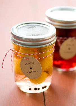 Pickled Sweet Cherries