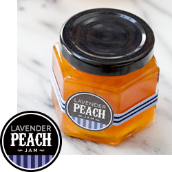 Peach Lavender Jam Printable Label Peach Lavender Jam Printable Label