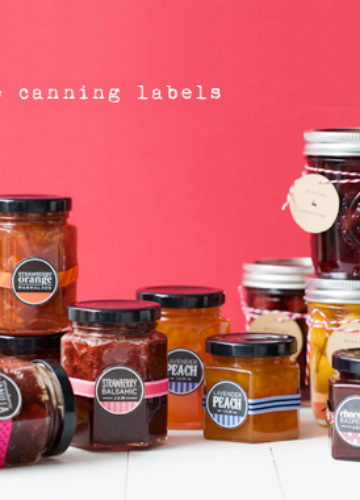 Free Printable Canning Jam Labels