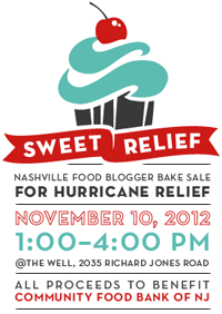Sweet Relief Food Blogger Bake Sale for Hurricane Sandy Sweet Relief Food Blogger Bake Sale for Hurricane Sandy