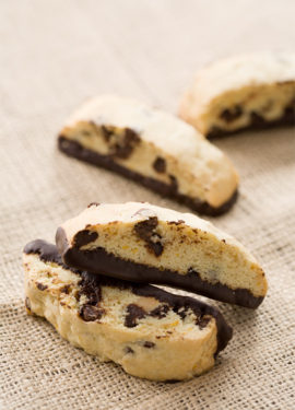 Orange and Dark Chocolate Biscotti