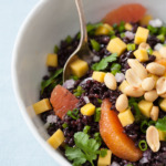 Black Rice Salad with Mango and Peanuts