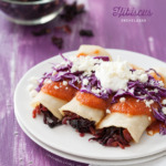 Hibiscus Flower Enchiladas