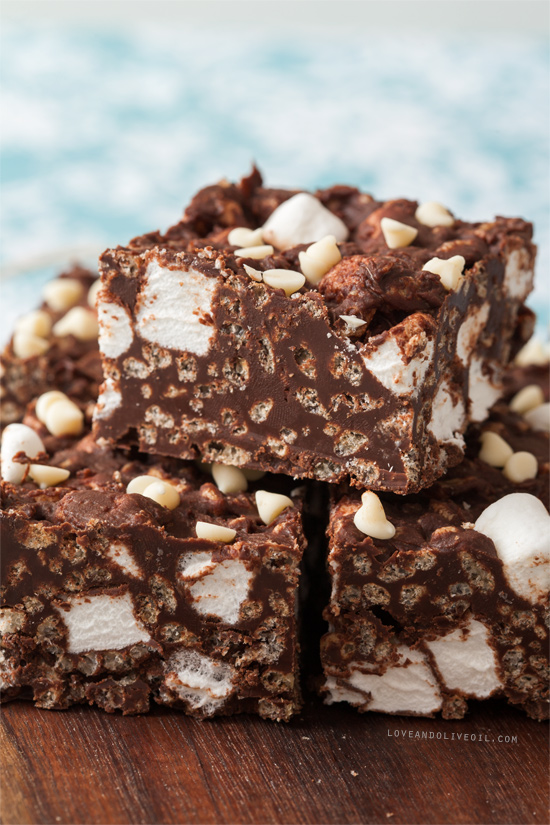Chocolate Nutella Rockslide Bars