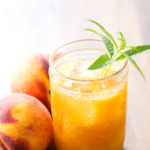 Fresh Peach & Lemon Verbena Soda