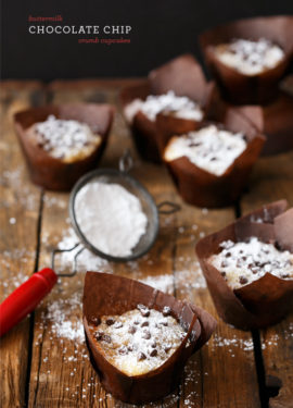 Buttermilk Chocolate Chip Crumb Cupcakes