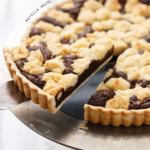 Nutella Swirl Brownie & Sugar Cookie Tart