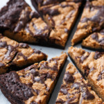 Peanut Butter Swirl Brownies