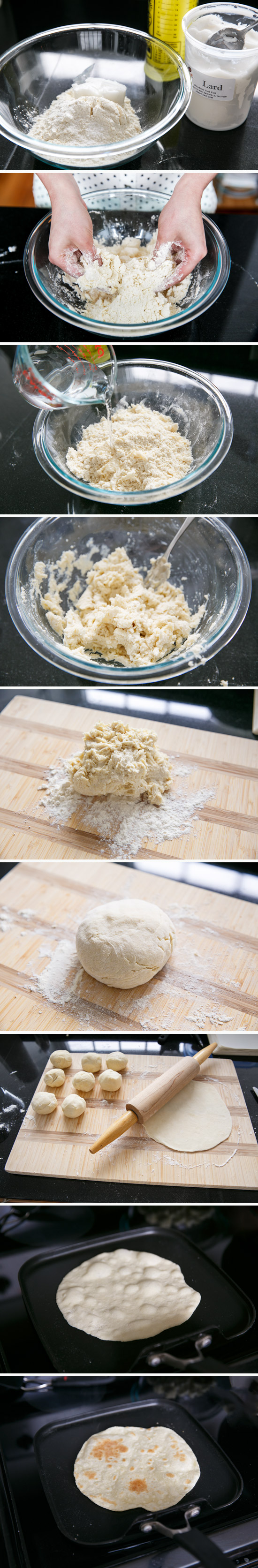 How to Make Homemade Flour Tortillas from