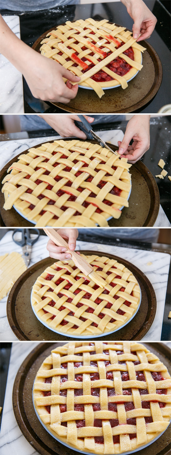 How-to Make a Lattice Top Pie Crust from