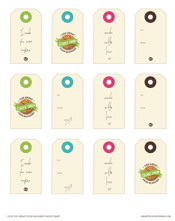 Cookie Swap Printables: Gift Tags