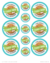 Cookie Swap Printables: Stickers