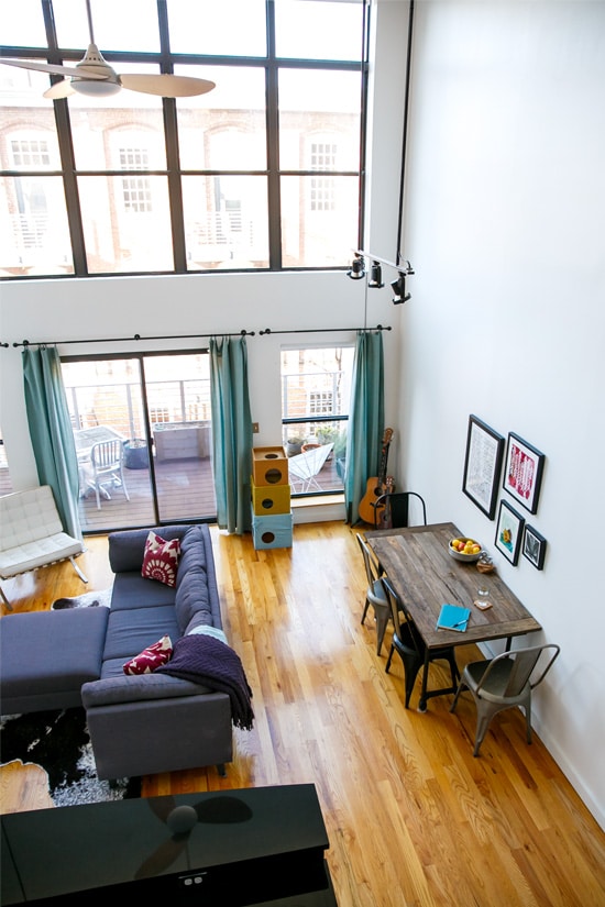 Loft Dining Room Art Wall