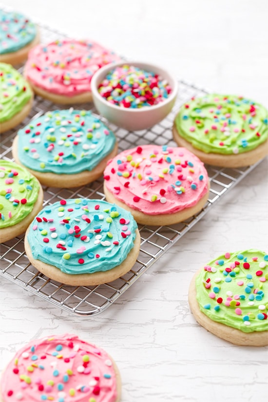 Lofthouse-Style Soft Frosted Sugar Cookies