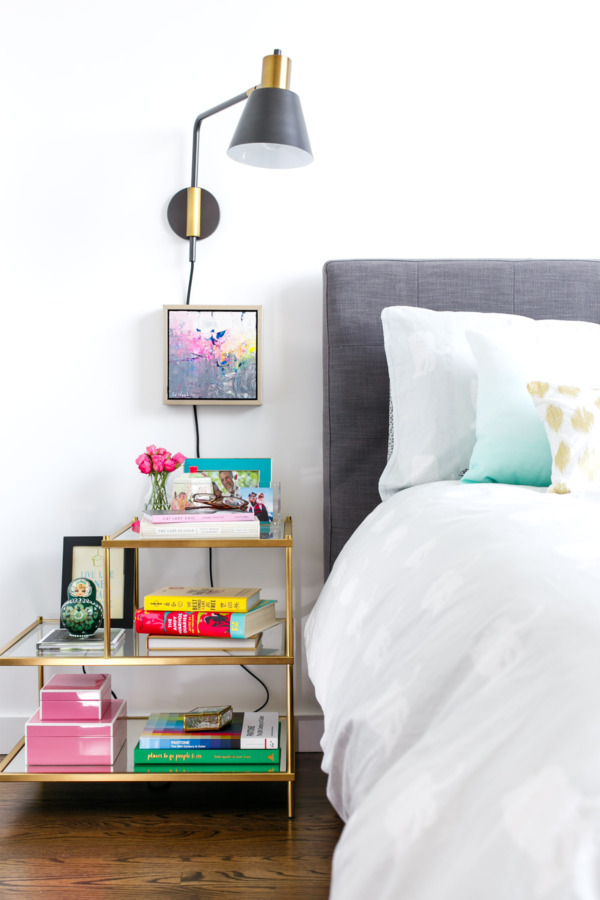 Bedroom bedside table: Hers