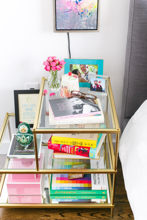 Bedroom bedside table: Hers