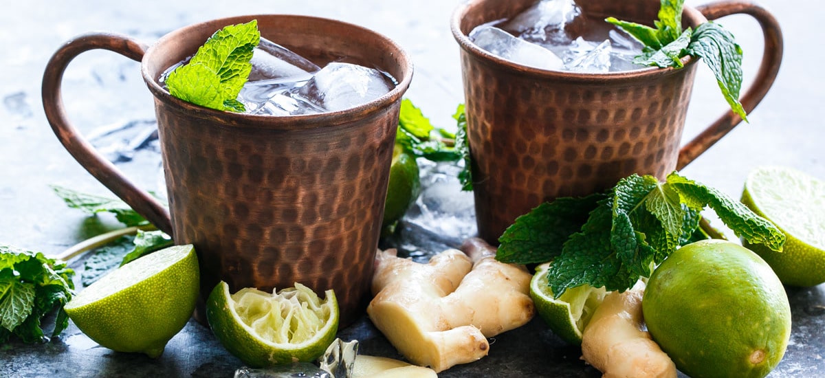Scratch-Made Moscow Mules + Ginger Beer Concentrate
