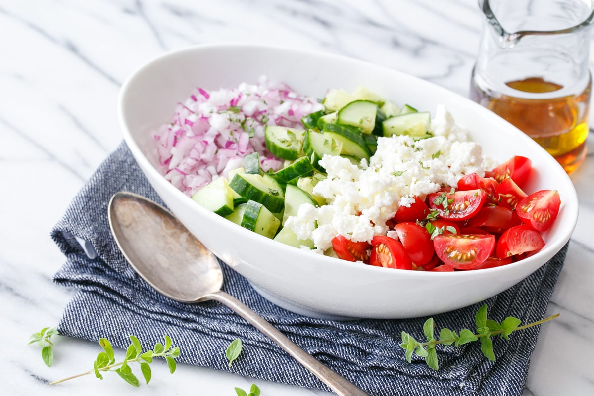 Tomato & Cucumber Salad