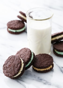 Homemade Oreos 3 Ways: Original, Creme de Menthe, and Cookie Dough