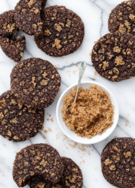 Bourbon Chocolate Sugar Cookies