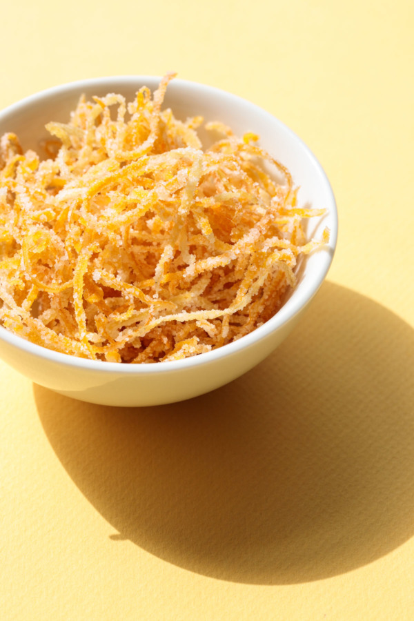 Candied Meyer Lemon Peel