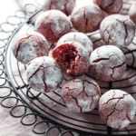 Raspberry Amaretti Cookies