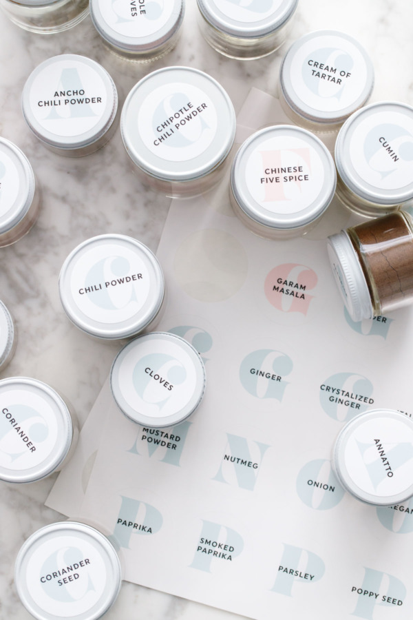 From Allspice to Za'atar: Spice Drawer Organization Tips & Tricks (Plus Printable Spice Jar Labels)