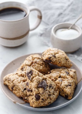 Espresso Chocolate Chip Cream Scones Recipe