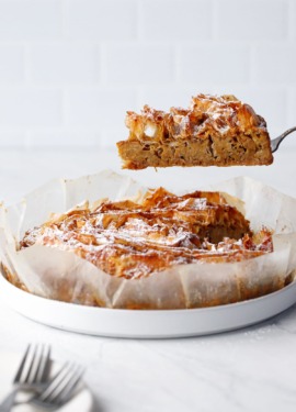 Pumpkin Ruffled Milk Pie