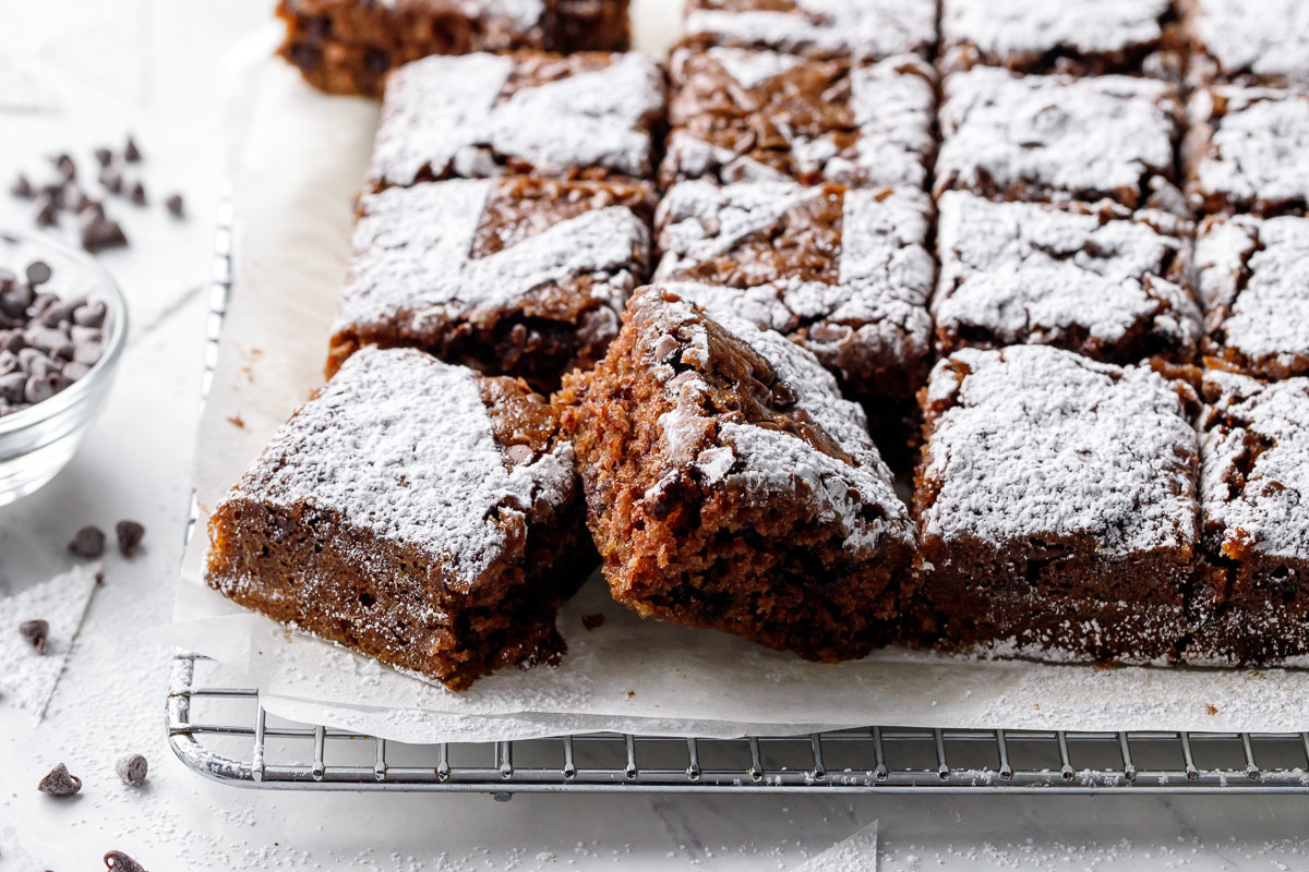 Oatmeal Chocolate Chip Snack Cake