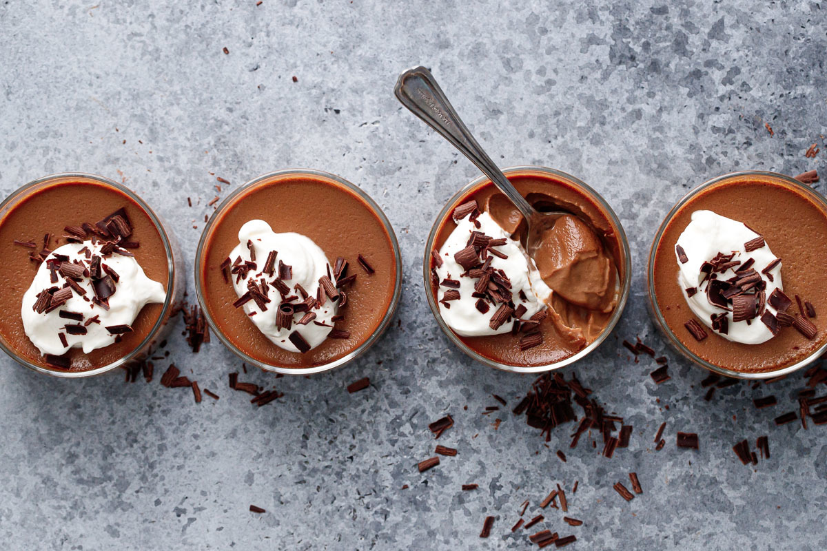 Chocolate Pumpkin Pots de Creme