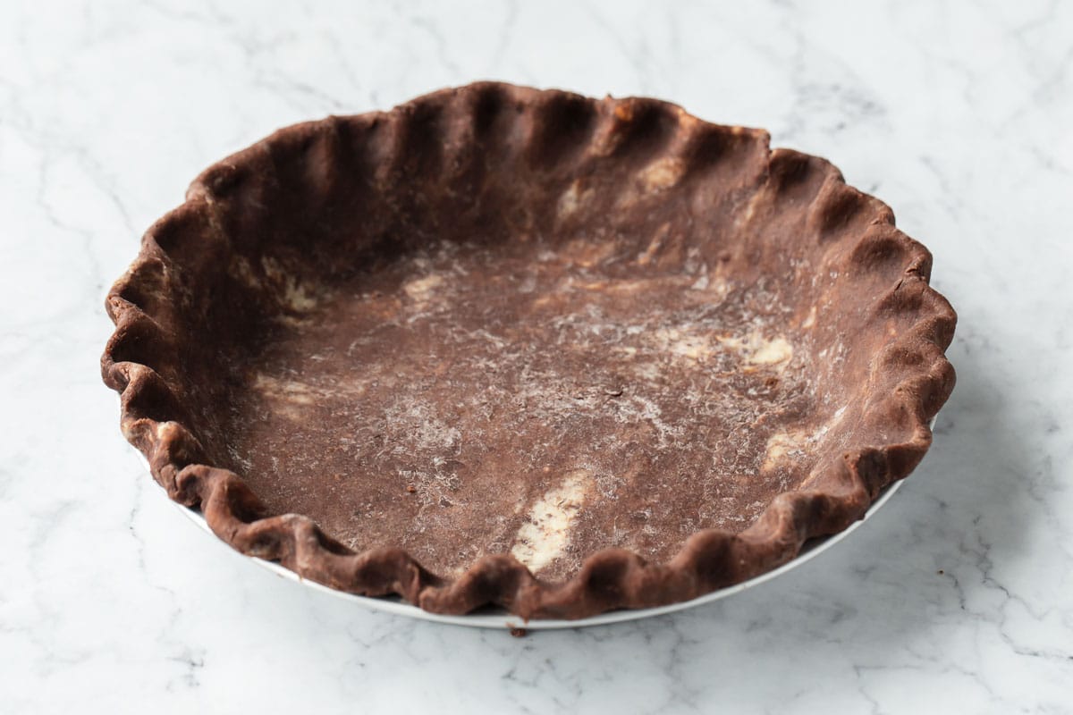 Flaky Chocolate Pie Crust